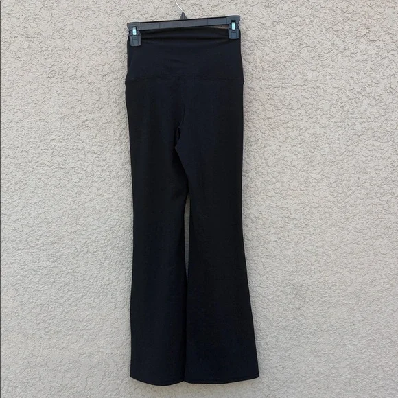 Yogalicious Black Boot-Cut Flare Yoga Pants - Picture 2 of 6